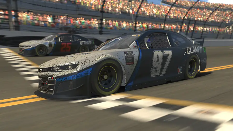 iRacing eNASCAR Clampitt and Ottinger one-two in Clash at Daytona