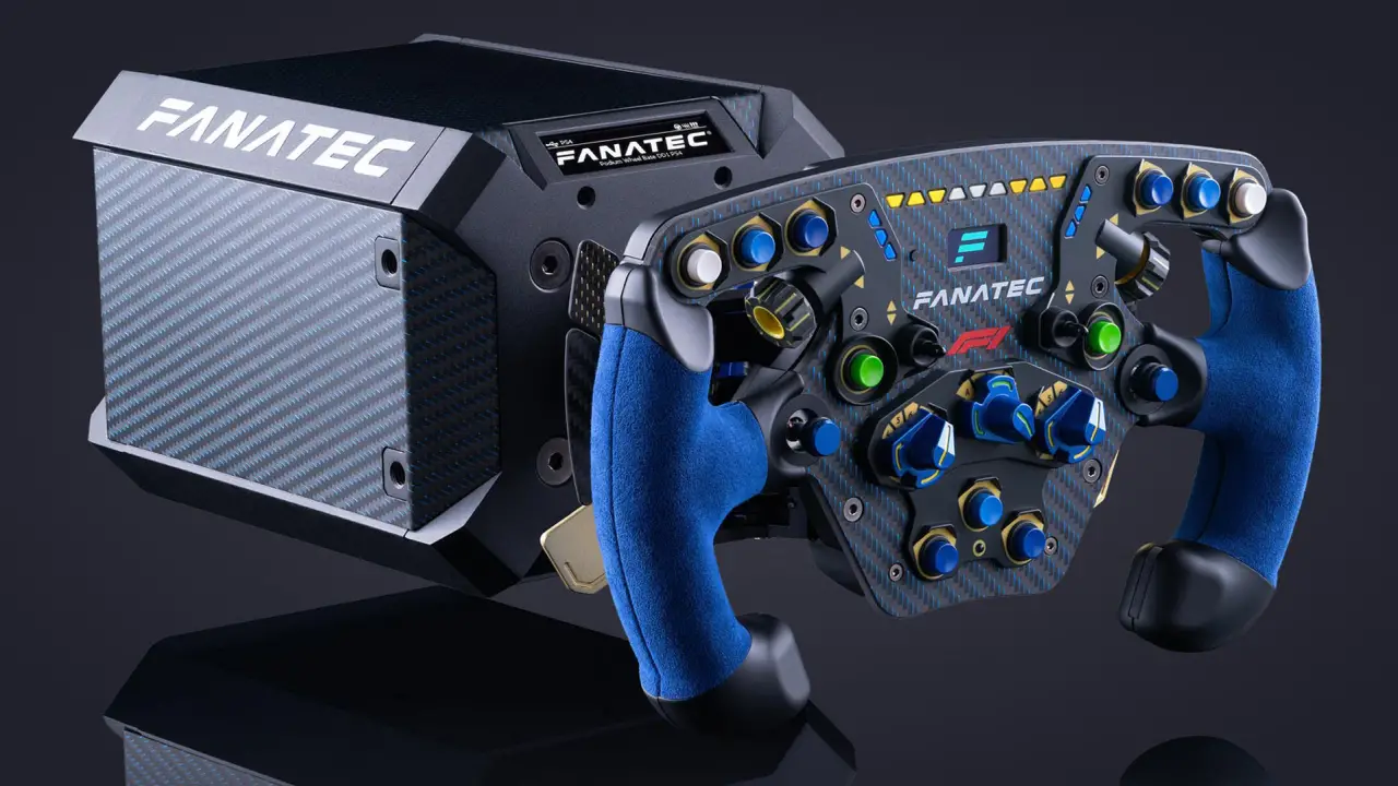 The Fanatec Podium DD1 F1 Wheel Playstation