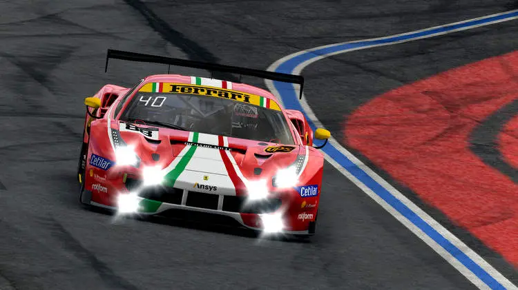 Ferrari Le Mans 2021 winner skin livery iRacing